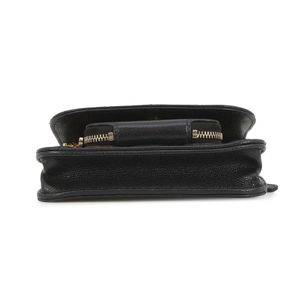 CHANEL Authentic Black Caviar Leather Logo Wallet - Picture 3 of 16